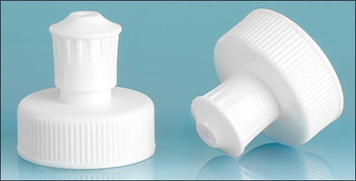 AL28P - Plastic Pull Spout Cap 28mm 1-hole